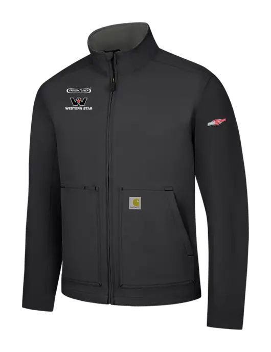 Carhartt Black Super Dux Soft Shell Jacket w/Western Star/Freightliner ...