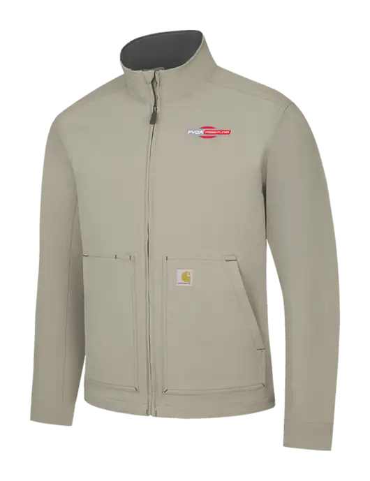 Carhartt Light  Grey Super Dux Soft Shell Jacket w/FYDA Logo