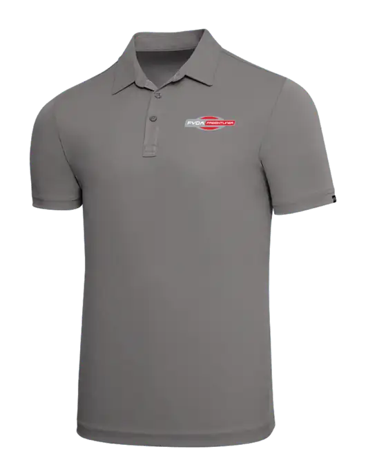 TravisMathew Grey Solid Oceanside Polo w/FYDA Logo