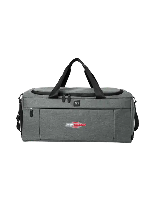 TravisMathew Dark Grey Heather Duration Duffel w/FYDA Logo