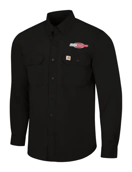 Carhartt Force Black Solid Long Sleeve Shirt w/FYDA Logo