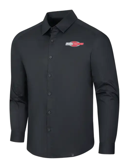 OGIO Black Commuter Woven Shirt w/FYDA Logo