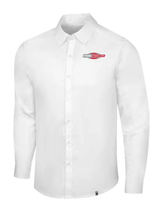 OGIO White Commuter Woven Shirt w/FYDA Logo