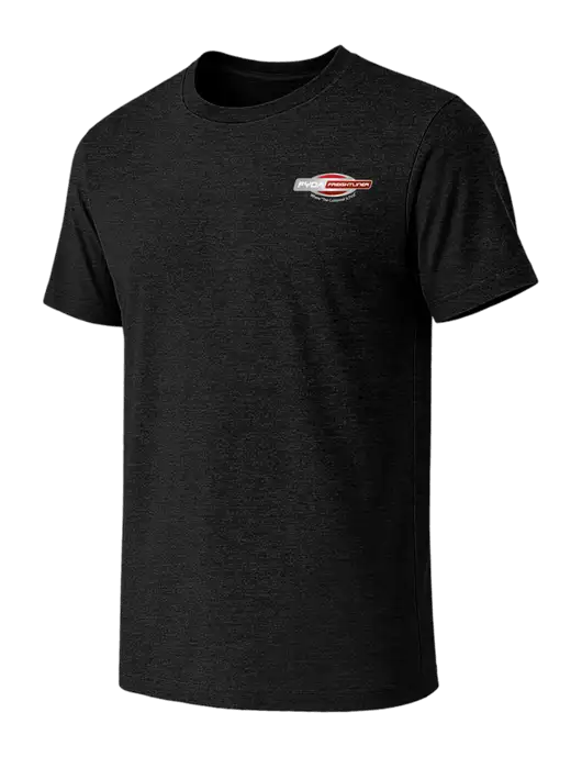 BELLA+CANVAS Black Heather CVC Short Sleeve Tee w/FYDA Logo