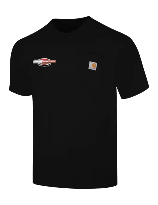 Carhartt Workwear Black Pocket Short Sleeve T-Shirt w/FYDA Logo