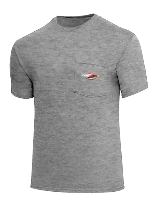 Core Blend Medium Grey Heather Pocket T-Shirt w/FYDA Logo
