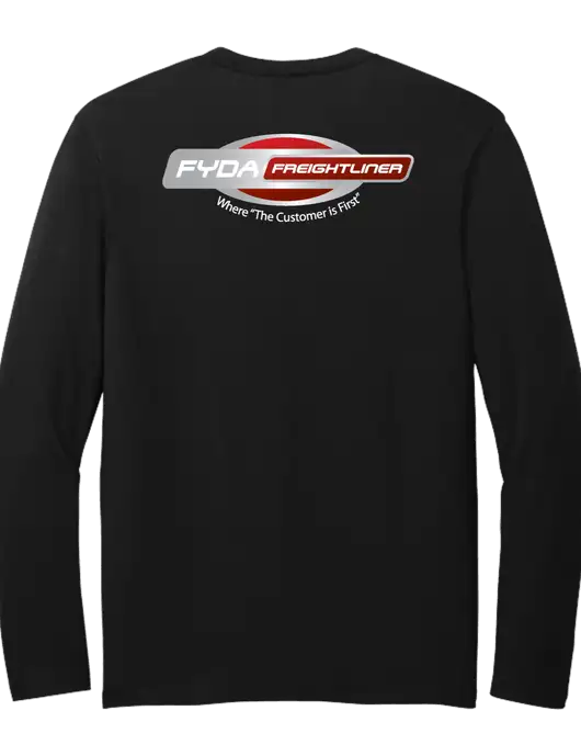 Seriously Soft Black Long Sleeve T-Shirt w/FYDA Logo, FYDA Logo
