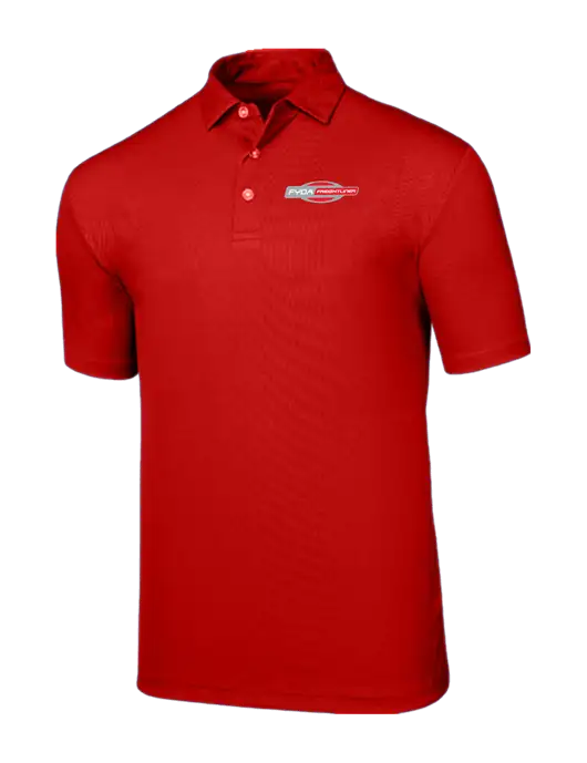 Callaway Birdseye Red Polo w/FYDA Logo