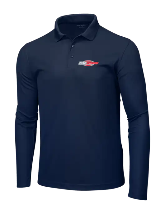 OGIO Navy Caliber 2.0 Long Sleeve Polo w/FYDA Logo