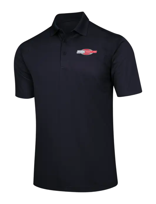 Black Micropique Sport-Wick Polo w/FYDA Logo