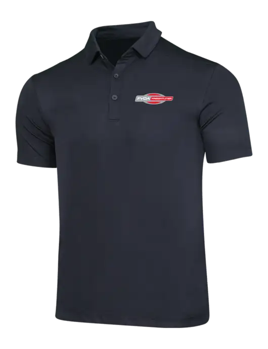 Black Posi-UV Pro Polo w/FYDA Logo