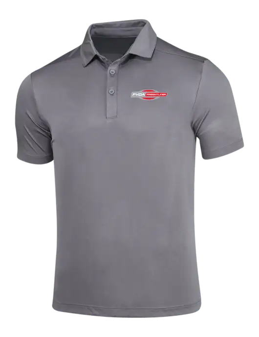 Dark Smoke Grey Posi-UV Pro Polo w/FYDA Logo
