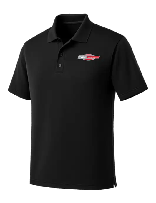 Black Dry Zone UV Micro Mesh Polo w/FYDA Logo