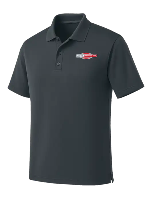 Dark Grey Dry Zone UV Micro Mesh Polo w/FYDA Logo