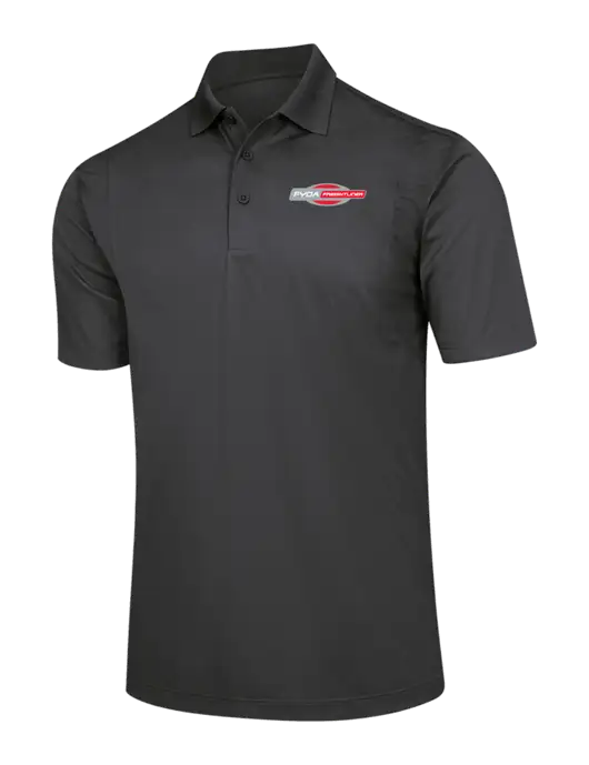 Dark Grey Micropique Sport-Wick Polo w/FYDA Logo