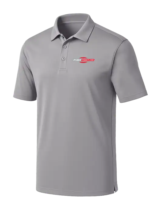 Light Grey Silk Touch Performance Polo w/FYDA Logo