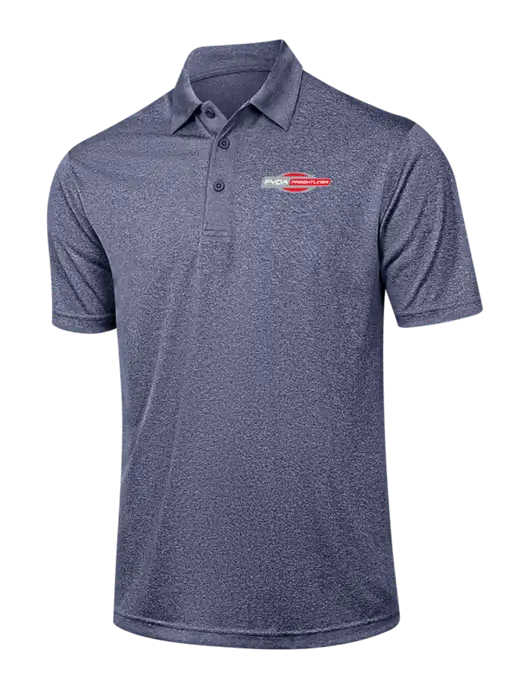 Navy Heather Contender Polo w/FYDA Logo