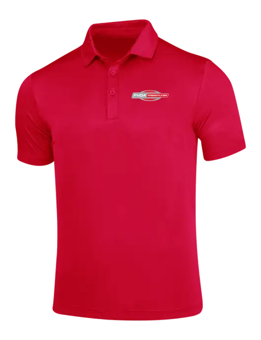True Red Posi-UV Pro Polo w/FYDA Logo