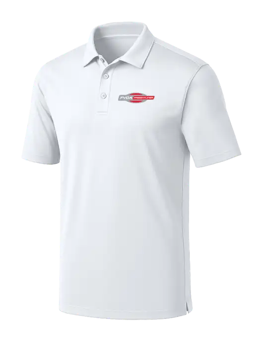 White Silk Touch Performance Polo w/FYDA Logo