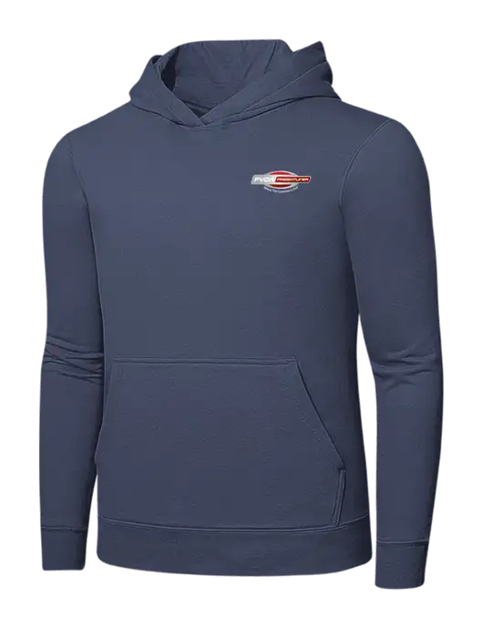 Steel Blue 7.8. oz Ring Spun Hooded Sweatshirt w/FYDA Logo