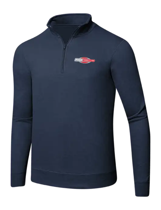 Team Navy 8.5 oz Ring Spun 1/4 Zip Pullover Sweatshirt w/FYDA Logo