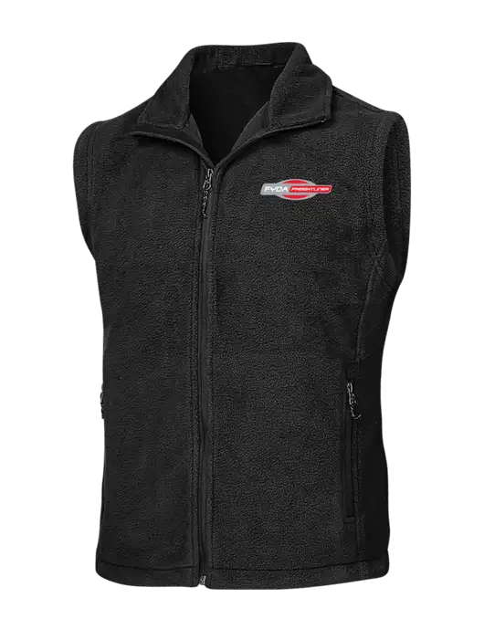 Black Fleece Vest w/FYDA Logo