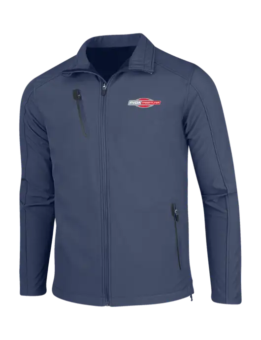 Navy Welded Softshell Jacket w/FYDA Logo