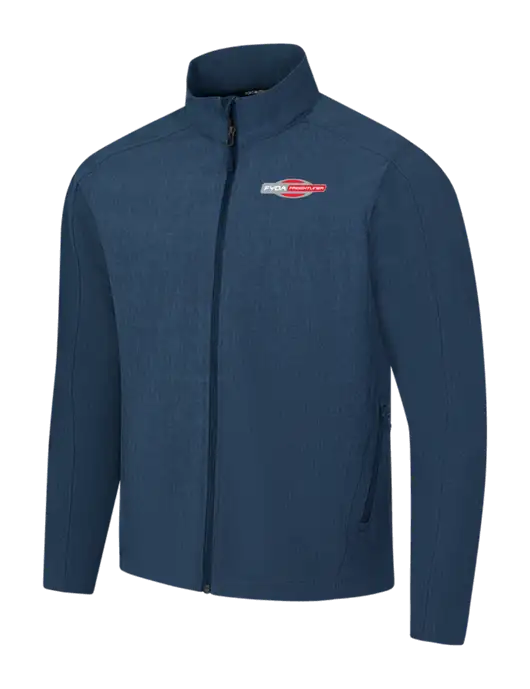 Navy Heather Core Soft Shell Jacket w/FYDA Logo