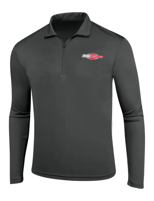 Dark Grey PosiCharge Competitor 1/4 Zip Pullover w/FYDA Logo