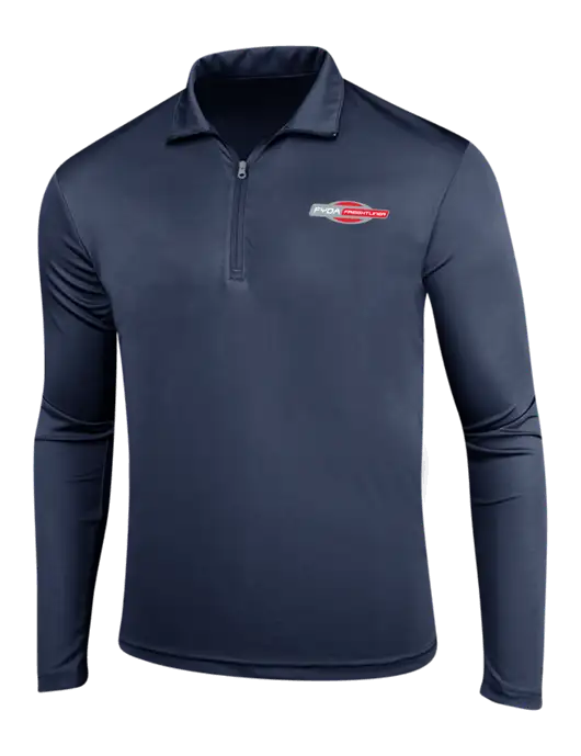 Navy PosiCharge Competitor 1/4 Zip Pullover w/FYDA Logo