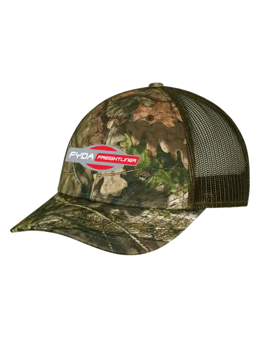 Breakup Country Brown Mossy Oak Camo Mesh Trucker Cap Snap Back w/FYDA Logo