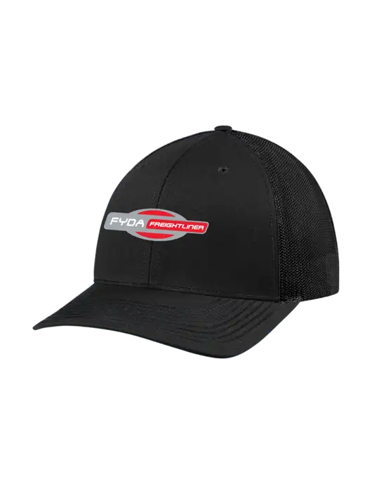 Richardson Adjustable Snapback Original 112 Trucker Cap Black w/Black Mesh w/FYDA Logo