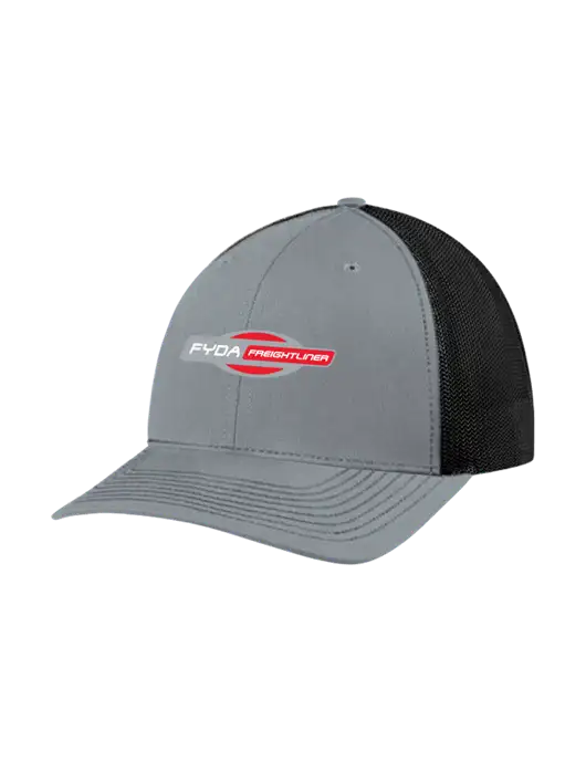 Richardson Adjustable Snapback Original 112 Trucker Cap Heather Grey w/Black Mesh w/FYDA Logo