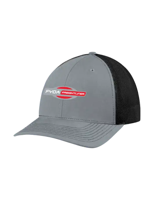 Richardson Adjustable Snapback Original 112 Trucker Cap Heather Grey w/Black Mesh w/FYDA Logo