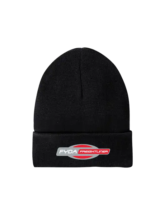 Recycled Black Beanie w/FYDA Logo