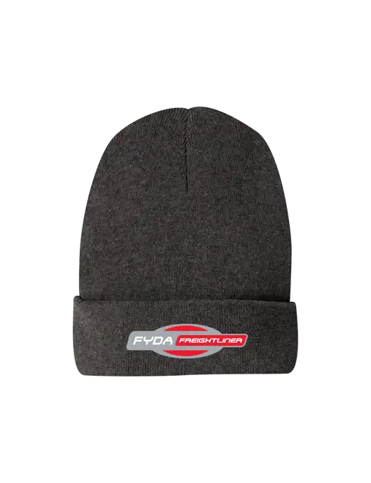 Recycled Charcoal Heather Beanie w/FYDA Logo
