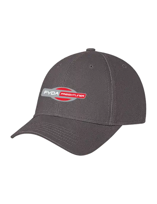 Medium Dark Grey Structured Soft Snap Closure Hook & Loop Cap w/FYDA Logo