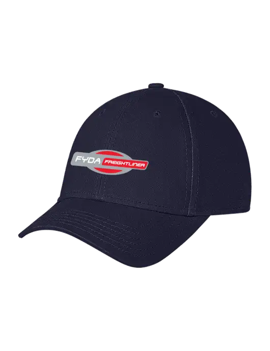 Navy Structured Soft Snap Closure Hook & Loop Cap w/FYDA Logo