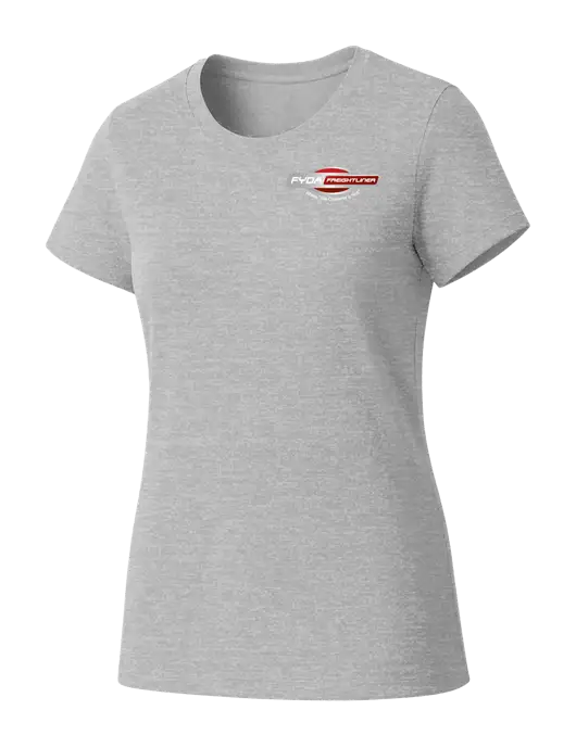 Womens Seriously Soft Light Heathered Grey T-Shirt w/FYDA Logo