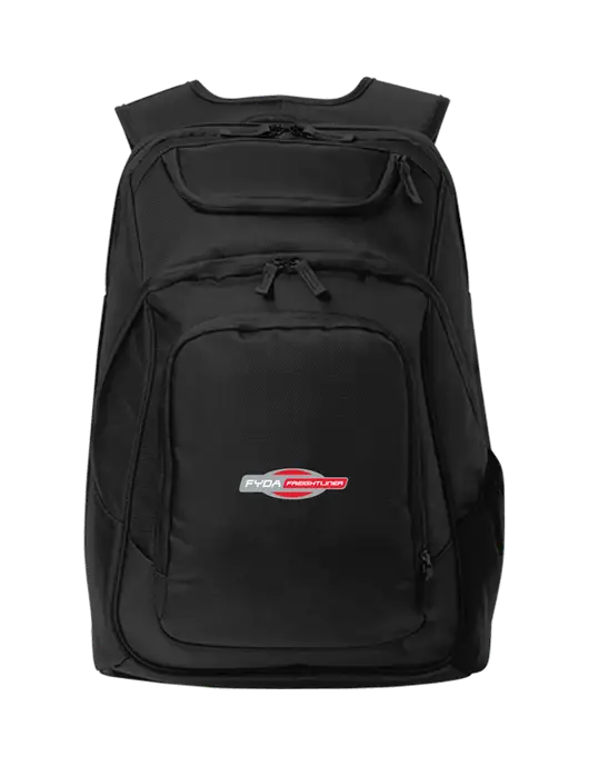 Executive Black Laptop Backpack w/FYDA Logo