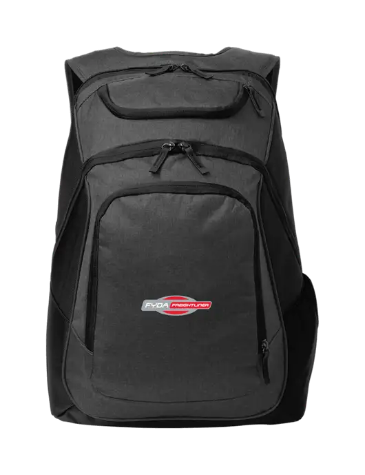 Executive Graphite Heather/Black Laptop Backpack w/FYDA Logo