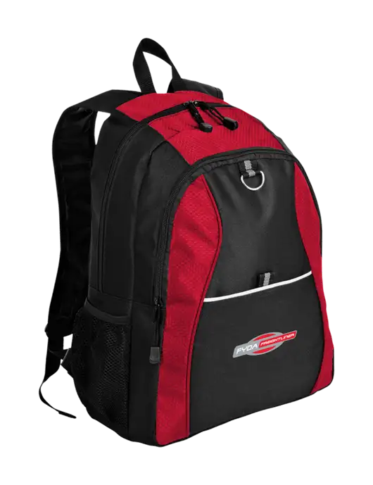 Honeycomb Red/Black Backpack w/FYDA Logo