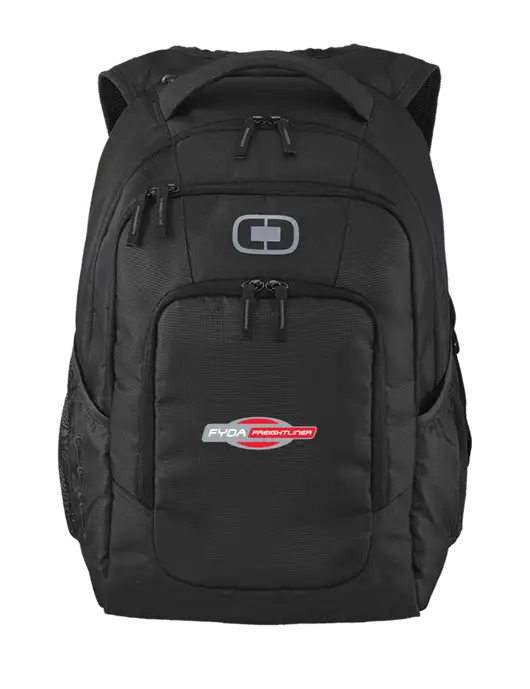 OGIO Black Logan Laptop Backpack
 w/FYDA Logo