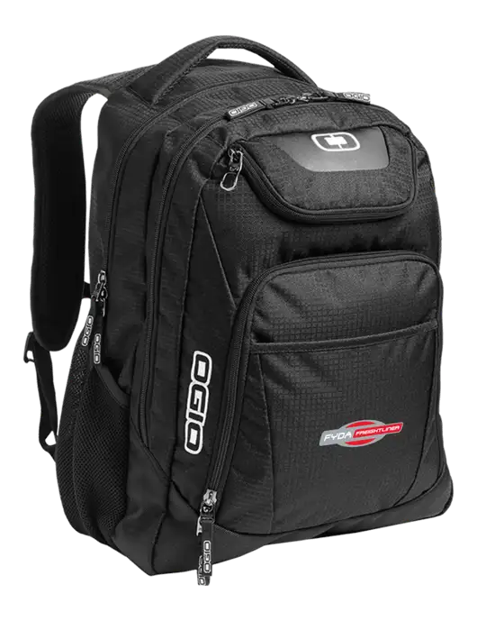 OGIO Black/Silver Excelsior Laptop Backpack w/FYDA Logo