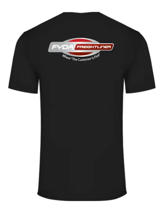 Core Blend Black T-Shirt w/FYDA Logo, FYDA Logo