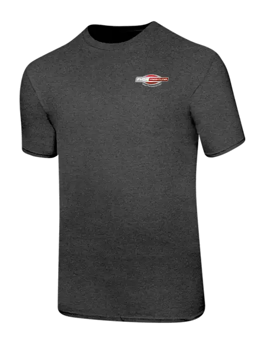 Ring Spun Dark Heather Grey 4.5 oz T-Shirt w/FYDA Logo
