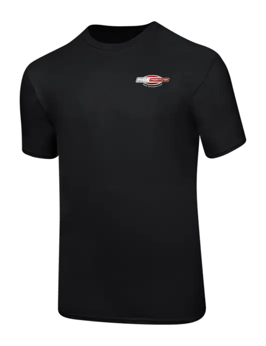 Ring Spun Jet Black 4.5 oz T-Shirt w/FYDA Logo