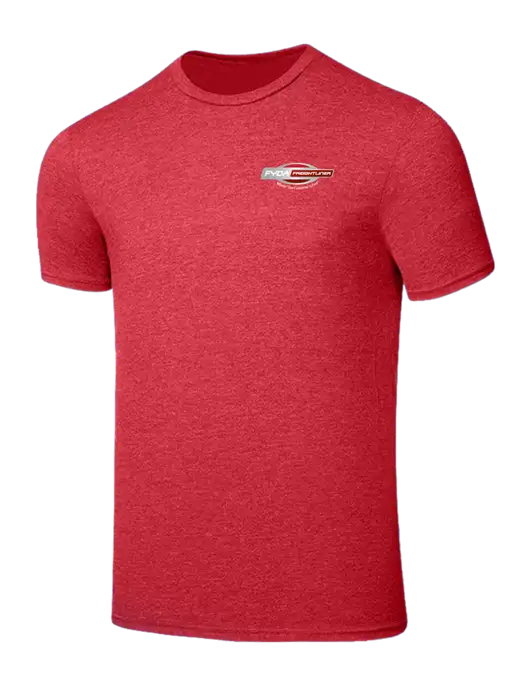 Seriously Soft Heathered Red T-Shirt w/FYDA Logo