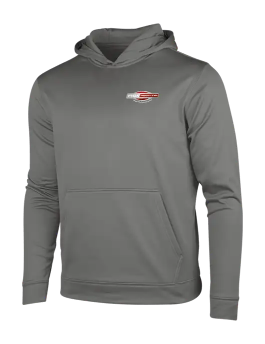 Dark Smoke Grey Sport-Wick Fleece Hooded Pullover w/FYDA Logo