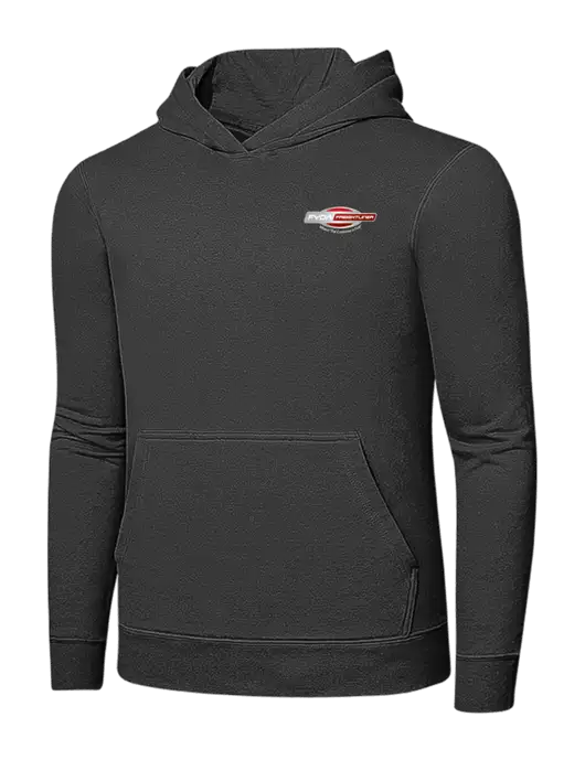 Charcoal 7.8 oz Ring Spun Hooded Sweatshirt w/FYDA Logo
